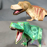 Daspletosaurus cardmodel kit