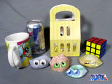 Hard Friend set compared in size to common recognizable objects